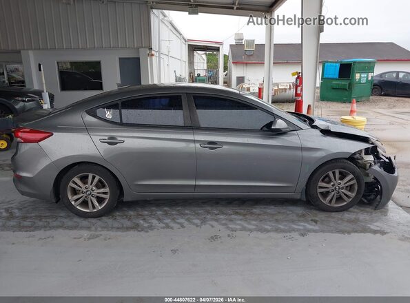 5NPD84LFXJH377201 2018 HYUNDAI ELANTRA Gray Widok wnętrza 360 stopni