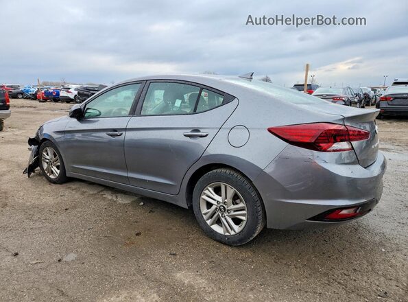 5NPD84LFXKH462380 2019 HYUNDAI ELANTRA Gray Rear left