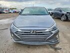 2019 Hyundai Elantra Sel Gray vin: 5NPD84LFXKH462380