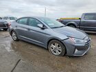 2019 Hyundai Elantra Sel Gray vin: 5NPD84LFXKH462380