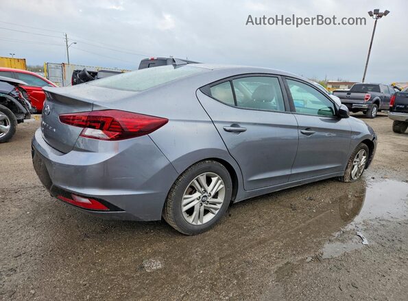 5NPD84LFXKH462380 2019 HYUNDAI ELANTRA Gray Rear right