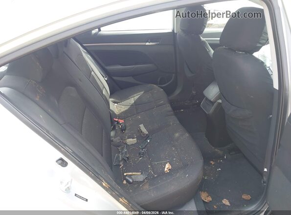 5NPD84LFXKH464890 2019 HYUNDAI ELANTRA Silver VIN კოდის სტიკერის ხედი