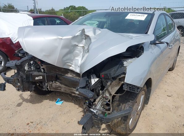 5NPD84LFXKH464890 2019 HYUNDAI ELANTRA Silver წინა ხედი