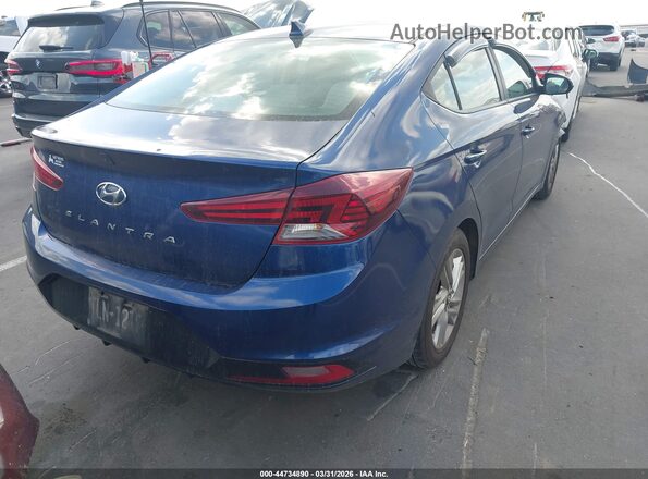 5NPD84LFXKH481723 2019 HYUNDAI ELANTRA Blue Rear right