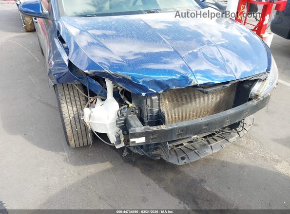 5NPD84LFXKH481723 2019 HYUNDAI ELANTRA Blue Front view
