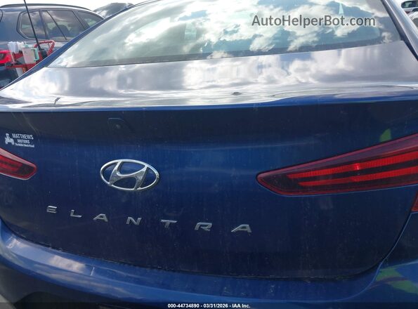 5NPD84LFXKH481723 2019 HYUNDAI ELANTRA Blue 