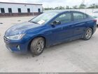 2020 Hyundai Elantra Value Edition Blue vin: 5NPD84LFXLH517072