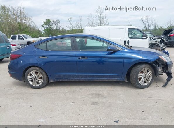 5NPD84LFXLH517072 2020 HYUNDAI ELANTRA Blue Widok wnętrza 360 stopni