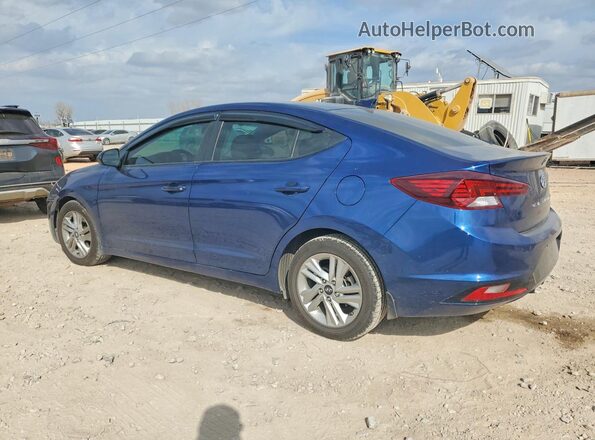 5NPD84LFXLH562898 2020 HYUNDAI ELANTRA Синий Задняя левая четверть