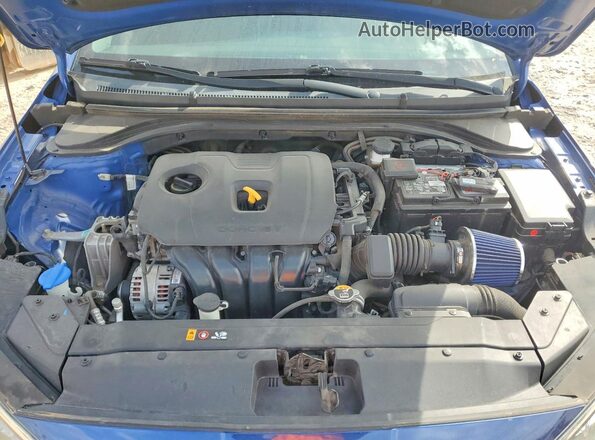 5NPD84LFXLH562898 2020 HYUNDAI ELANTRA Синий Вид задней части салона