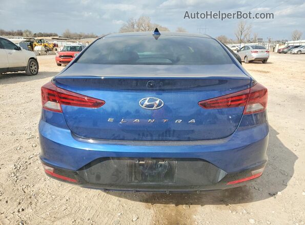5NPD84LFXLH562898 2020 HYUNDAI ELANTRA Синий Вид сзади