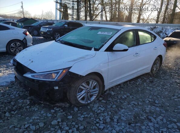 5NPD84LFXLH626969 2020 HYUNDAI ELANTRA Белый Передняя левая четверть