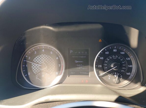 5NPD84LFXLH632948 2020 HYUNDAI ELANTRA Серебряный Вид щитка приборов