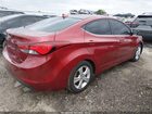 2016 Hyundai Elantra Value Edition Красный vin: 5NPDH4AE0GH735375