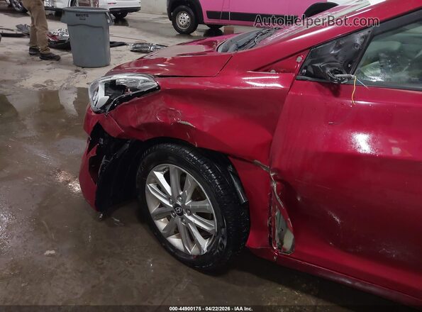 5NPDH4AE4GH698024 2016 HYUNDAI ELANTRA Red 