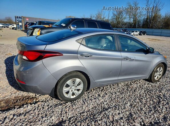 5NPDH4AE6GH719357 2016 HYUNDAI ELANTRA Silver Trasero derecho