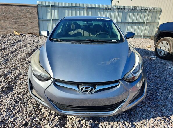 5NPDH4AE6GH719357 2016 HYUNDAI ELANTRA Silver Vista frontal