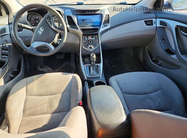 5NPDH4AE6GH719357 2016 HYUNDAI ELANTRA Silver Vista del salpicadero