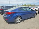2016 Hyundai Elantra Se Синий vin: 5NPDH4AE8GH668945