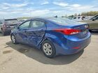 2016 Hyundai Elantra Se Синий vin: 5NPDH4AE8GH668945