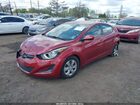 2016 Hyundai Elantra Se Красный vin: 5NPDH4AE9GH665665