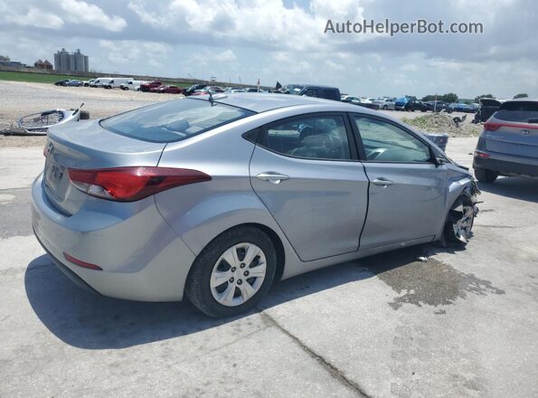 5NPDH4AEXGH766486 2016 HYUNDAI ELANTRA Silver Trasero derecho