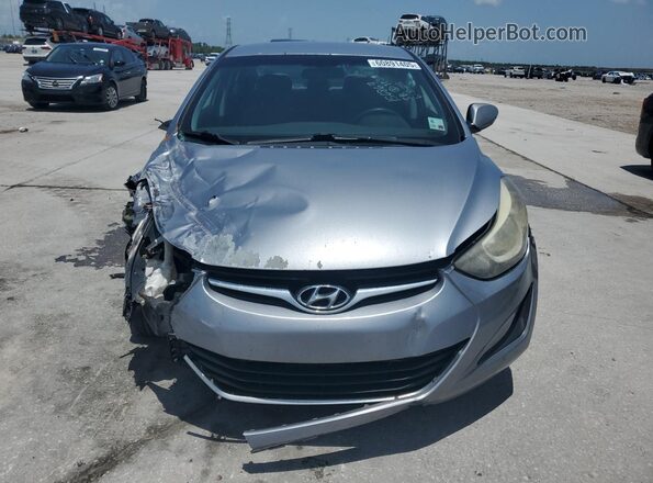 5NPDH4AEXGH766486 2016 HYUNDAI ELANTRA Silver Vista frontal