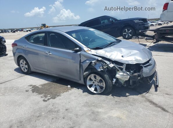 5NPDH4AEXGH766486 2016 HYUNDAI ELANTRA Silver Delantero derecho