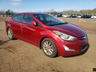 2016 Hyundai Elantra Se Burgundy vin: 5NPDH4AEXGH790190