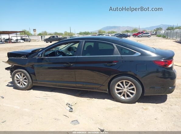 5NPE24AF0KH820191 2019 HYUNDAI SONATA Black 