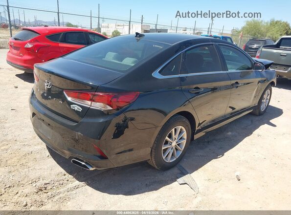 5NPE24AF0KH820191 2019 HYUNDAI SONATA Black Tył prawy