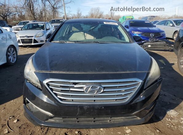5NPE24AF1GH422575 2016 HYUNDAI SONATA Black წინა ხედი