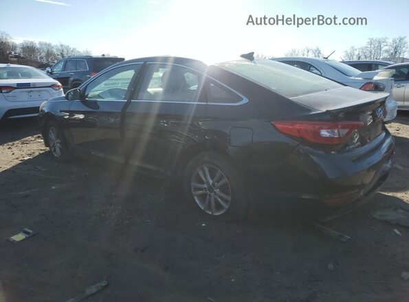 5NPE24AF1GH422575 2016 HYUNDAI SONATA Black უკანა მარცხენა