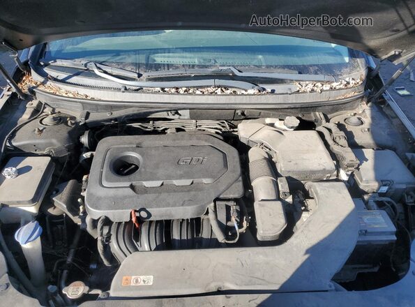 5NPE24AF1GH422575 2016 HYUNDAI SONATA Black უკანა სალონის ხედი