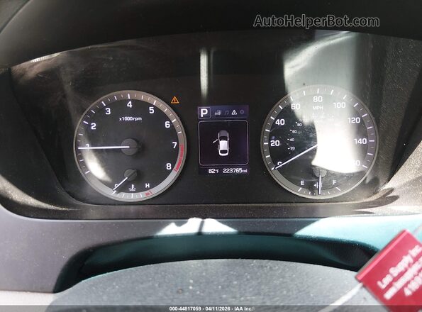 5NPE24AF2GH361902 2016 HYUNDAI SONATA Blue Вид задніх сидінь