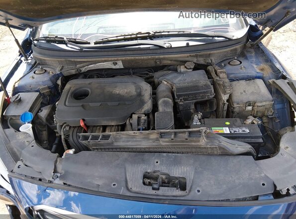 5NPE24AF2GH361902 2016 HYUNDAI SONATA Blue Вид ззаду
