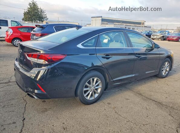 5NPE24AF2KH740701 2019 HYUNDAI SONATA Черный Задняя правая четверть