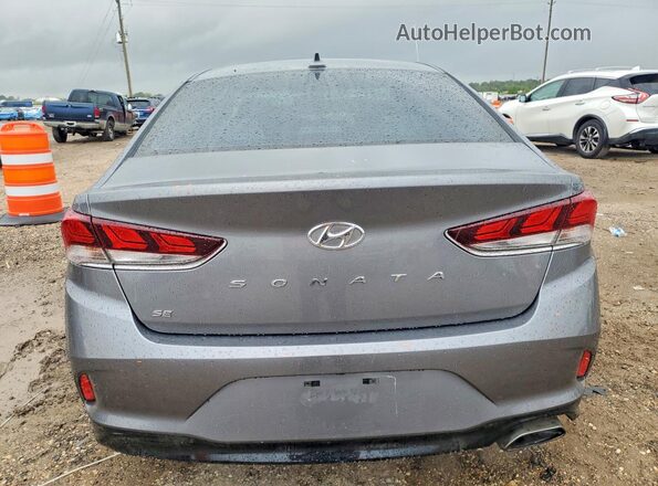 5NPE24AF2KH797271 2019 HYUNDAI SONATA Серый Вид сзади