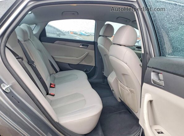 5NPE24AF2KH797271 2019 HYUNDAI SONATA Серый Вид задних сидений
