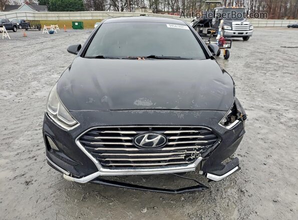 5NPE24AF3JH678434 2018 HYUNDAI SONATA Черный Вид спереди
