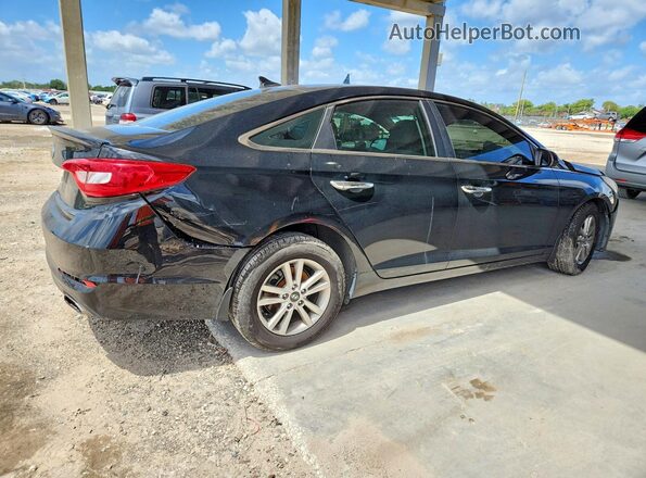 5NPE24AF4HH539052 2017 HYUNDAI SONATA Black Tył prawy