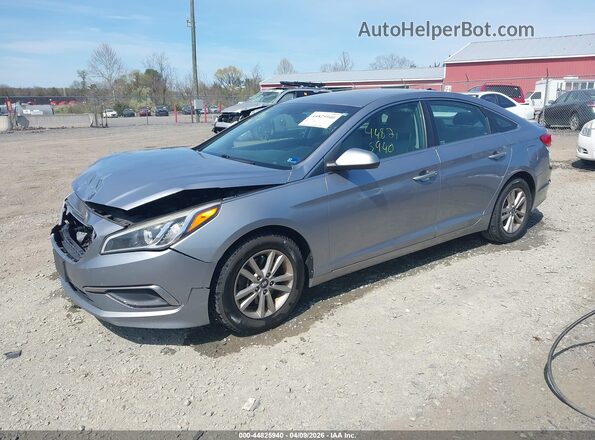 5NPE24AF5GH370108 2016 HYUNDAI SONATA Silver Przód lewy