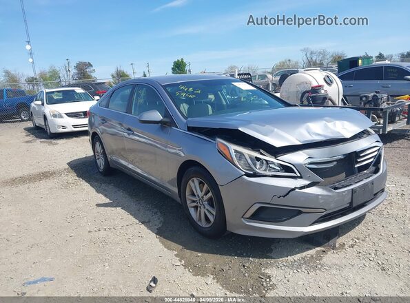 5NPE24AF5GH370108 2016 HYUNDAI SONATA Silver Przód prawy