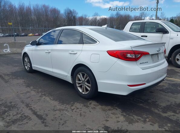 5NPE24AF6GH274195 2016 HYUNDAI SONATA Белый Задняя левая четверть