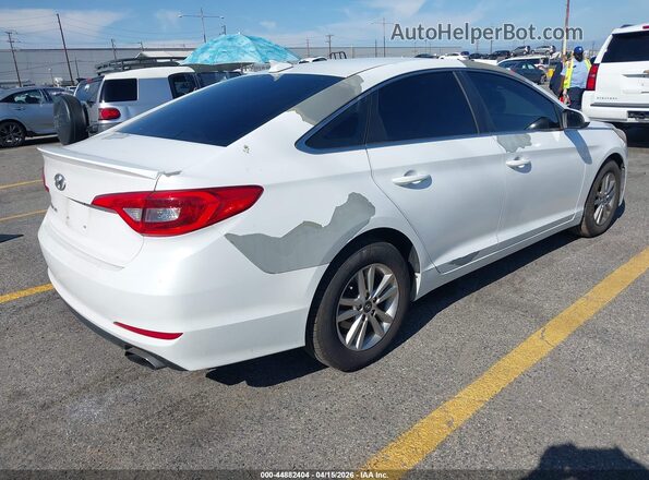 5NPE24AF7HH562986 2017 HYUNDAI SONATA Белый Задняя правая четверть