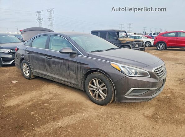 5NPE24AFXGH268416 2016 HYUNDAI SONATA Серый Передняя правая четверть