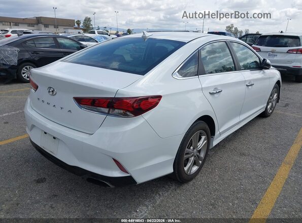 5NPE34AF0KH763374 2019 HYUNDAI SONATA Белый Задняя правая четверть