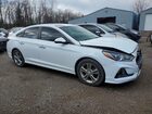 2019 Hyundai Sonata Sel White vin: 5NPE34AF2KH760167