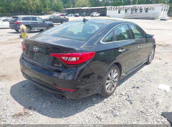 5NPE34AF3GH334785 2016 HYUNDAI SONATA Black Tył prawy
