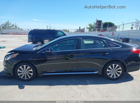5NPE34AF5HH554253 2017 HYUNDAI SONATA Черный Панорамный вид салона 360°